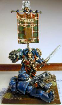 Crimson fists diorama by thevoices