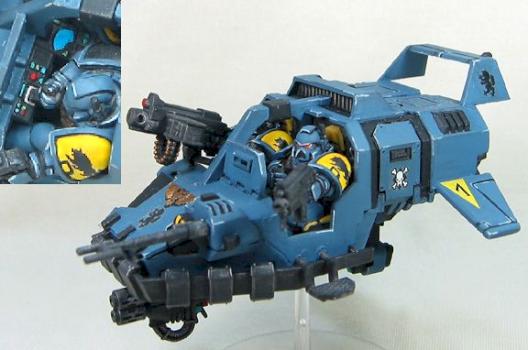 Space Wolves Land Speeder Squad Remus by golgfag