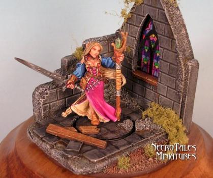 The Dreaded Pink Mage Chick by EArkham