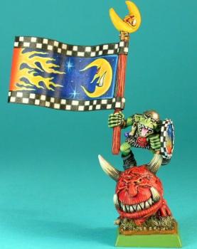 Goblin Standard Bearer by snoogens
