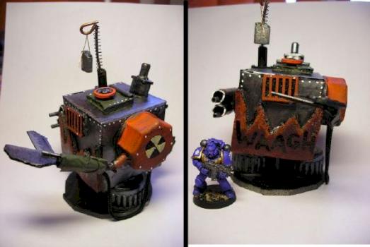 Ork dreadnought "Da Zaporozhetz" by Ustas