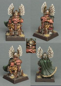 Dwarf Lord with great weapon (winged helm) by GriffinPainting