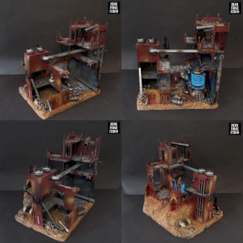 Hive City Terrain Necromunda Kill Team by NeonForgeStudio