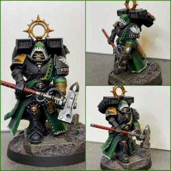 Dark Angels Interrogator Chaplain with Jumppack by dorhan
