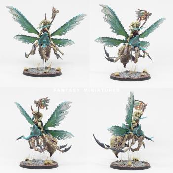 Plague Drones of Nurgle Standard Bearer by fantasy-miniatures