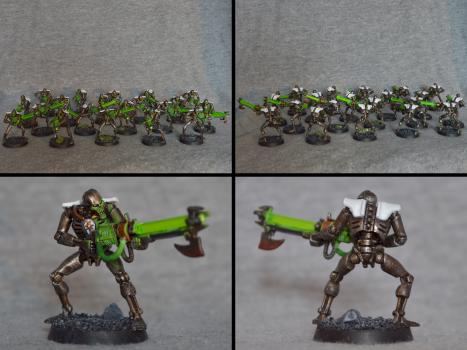 Necron warriors by Shi Vral