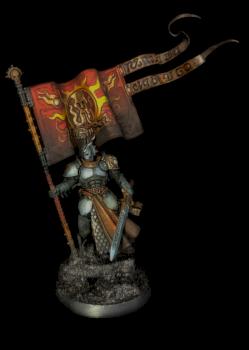 Knight-Vexillor with Banner of Apotheosis by J.Raven