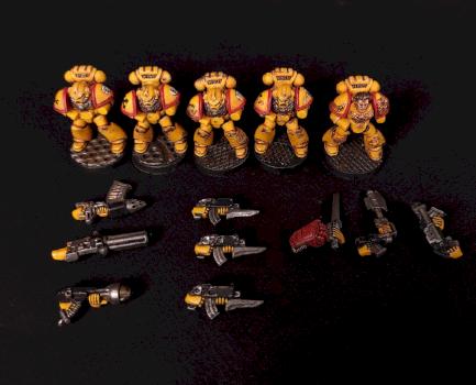 Imperial Fist Space Marine magnetized by dimoni777