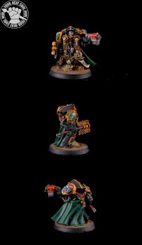 Warhammer 40k chaplain in termo armor by cool-minis.com