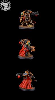 Warhammer 40k chaplain in termo armor by cool-minis.com