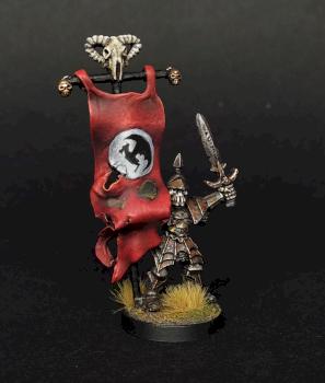 skeleton warrior standard bearer by dimoni777