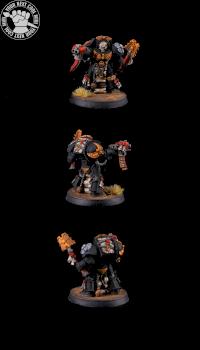 Warhammer 40k chaplain in termo armor by cool-minis.com