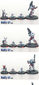 Taskmasters, Bakunin SWAST Team by MadFlyArtStudio