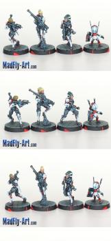 Riot Grrls by MadFlyArtStudio