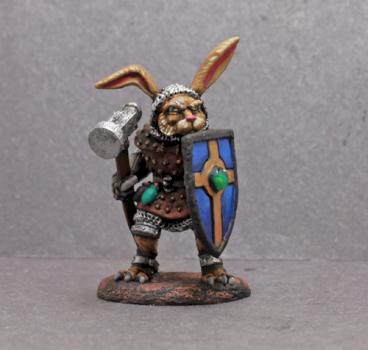 Dark Sword Rabbit Cleric by superbug983