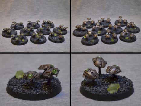 Necron canoptek scarabs by Shi Vral