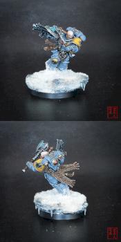 Haldor Icepelt: Space Wolf Battle Leader by Shadow666