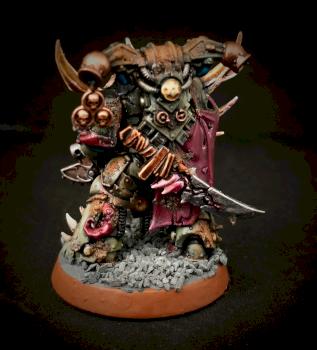 Plague Marine with Bolter back by CriticalStatePatient