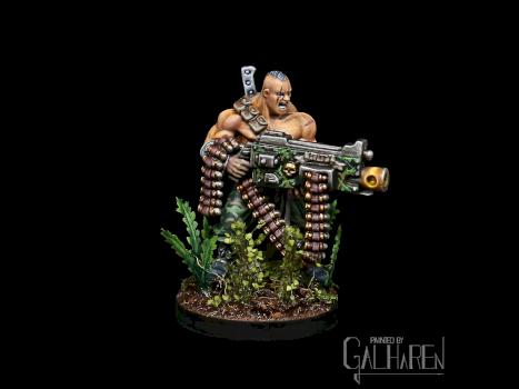 Sergeant Harker, Catachan Kill Team by Galharen