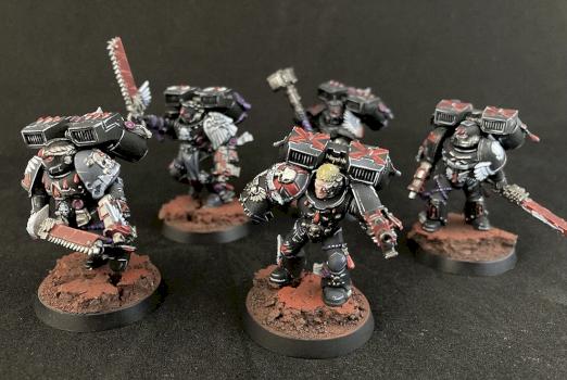 Death Company Blood Angels squad by Soyg