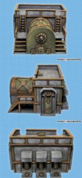 Warhammer 40k pumping station by Miniworlds Studio