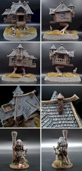 Baba Yaga's Hut by Genryu