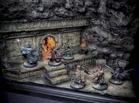 Massive Darkness Diorama by Elevated Minis