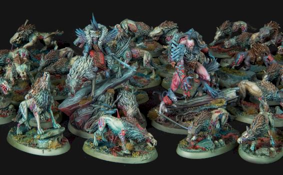 Soulbight Virkos direwolves army Radukar Belladonna by lomarot