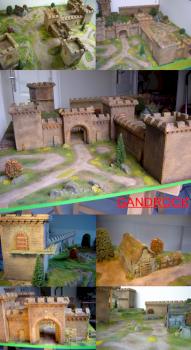 Une forteresse médiévale by gandalf95
