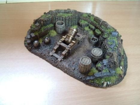 forgeworld empire mortar emplacemet by jamiebecciwalsh