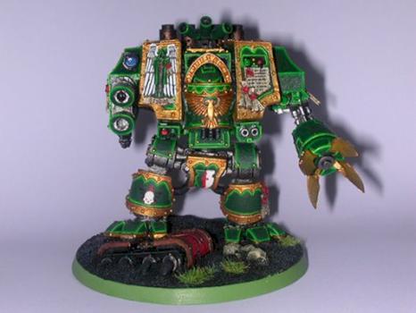 Space Marine Dark Angel Dreadnought by Cyranc