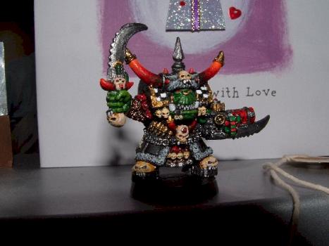 old school ghazghkull by borgut