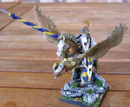 Bretonnian Lord on Royal Pegasus by Aenarion c.pastor
