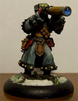 Mortar crew Khador by Baru