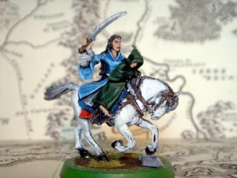 Arwen in arcione (Arwen on horseback) by DarkElf123