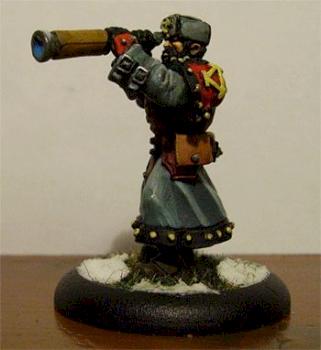 Mortar crew Khador by Baru