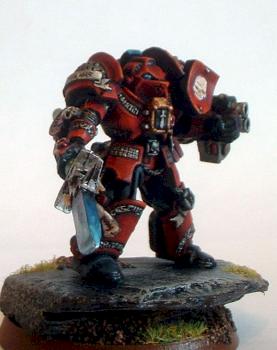 red/blackgrey knight terminator by calamitykane