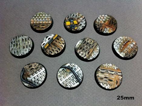 concrete rezin.bases for warhammer 40k by pest.gr
