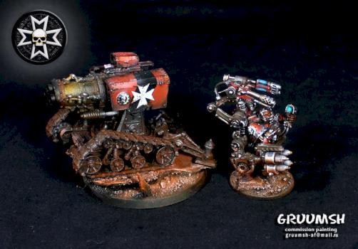 Black templars thunderfire cannon by Gruumsh