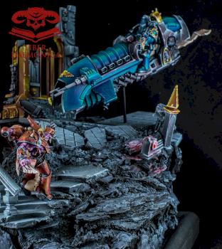 Alpha Legion Praetor vs Gal Vorbak by Piriney
