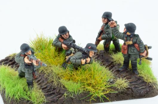 Panzer Grenadiers amongst Tank Tracks by MoW