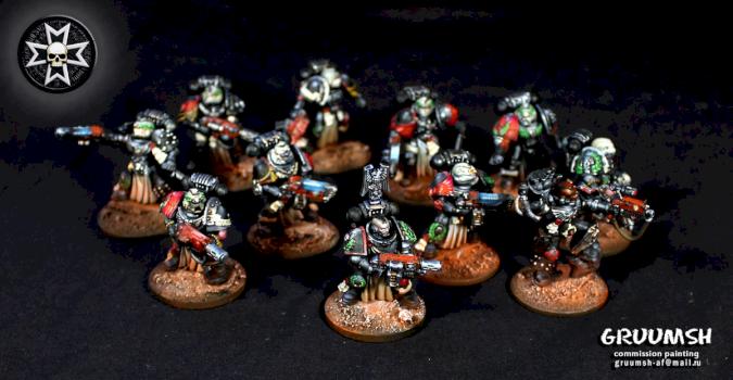 Black templars Sternguard Veteran Squad by Gruumsh