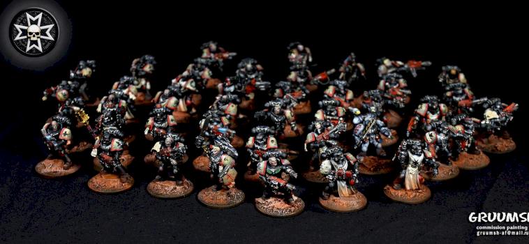 Black templars tactical squad by Gruumsh