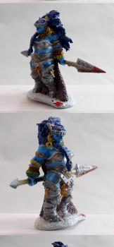 77100: Vanja, Fire Giant Queen (painted as Ice Giant) by Magenta