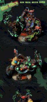 Big mek with shokk attack gun by Gruumsh
