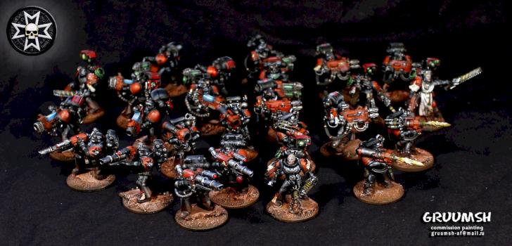 Black templars devastators squad by Gruumsh