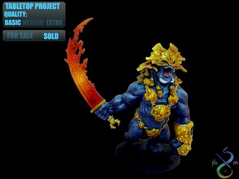 Fire Giant Blood Rage [EN] New commission of economic paintjob (Tabletop Basic Level) for the game B by BerenMiniaturasStudio