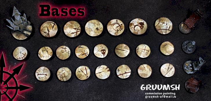 Bases for Assassinorum: Execution Force board game by Gruumsh