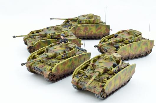 Panzer IVH Platoon by MoW