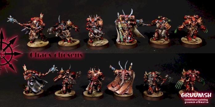 Chaos Chosen Space marines by Gruumsh